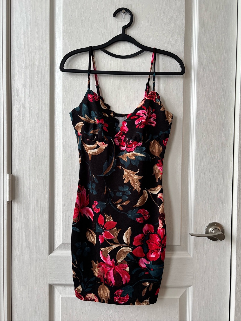 Floral Mini Dress/ Spaghetti Strap Dress